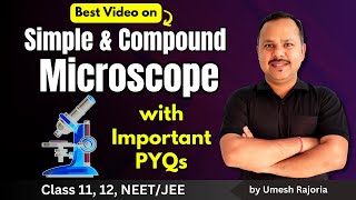 13 Simple Microscope  Compound Microscope  Important PYQ  Ray Optics  12th Physics neet [upl. by Barbabas321]