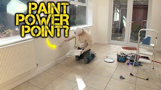 THE PAINT NEVER ENDS ITS THE DIY GRIND E20A diy home homedecor homeimprovement [upl. by Nymrak]