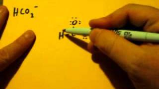Lewis Dot Structure of HCO2 Formate Ion [upl. by Jamila]