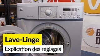 Guide complet des réglages du lavelinge et comment les utiliser [upl. by Odnarb695]