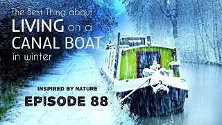 NARROWBOAT LIVING IN WINTER  inspired by nature  episode 88 [upl. by Marva625]