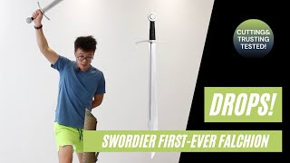 Swordier FirstEver Falchion Drops  Now Lets Test Out Its CuttingThrusting Power falchion [upl. by Boni904]