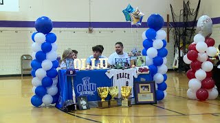 6 Brackenridge High School studentathletes sign letters of intent to make impact at college level [upl. by Nevlin357]