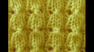 Strickmuster Nr63  FRUEHLINGS GLOCKEN  Ideal fuer Anfaenger [upl. by Annat772]