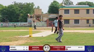 Bhattiwal Kalan Under Age Cricket Cup 🏆 Nirol Pool 1st Round Match Bhindra Vs Gajewas 1st Bat Gajew [upl. by Karli]