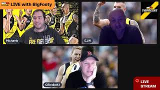 BigFooty Tigercast  Round 16 vs Brisbane [upl. by Anaibib]