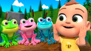 Five Little Speckled Frogs  Lalafun Nursery Rhymes amp Educational Songs for Babies [upl. by Gnilrad699]