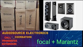 hometheater focal speaker Marantz 92 atmos receiver full package [upl. by Auqinat959]