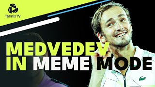 When Daniil Medvedev Goes Meme Mode [upl. by Hammond765]