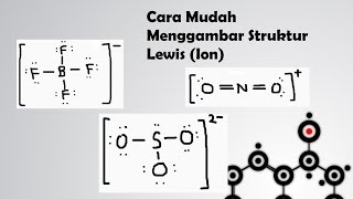 Cara Mudah Menggambar Struktur Lewis Ion [upl. by Aicirtan]