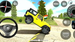 Indian Car Simulator 3D 👿 Modified Mahindra yellow Thar 😱 Thar Wala Game 🎯 Android Gameplay [upl. by Bonucci]