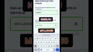 MPL New Refer Code 2024 🤑😱  shorts mpl referandearn 100 working moneyearning money [upl. by Ardnahcal896]