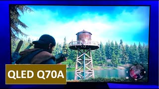 SAMSUNG QLED Q70A 2021  Playing Days Gone on PS5 [upl. by Atnoid]