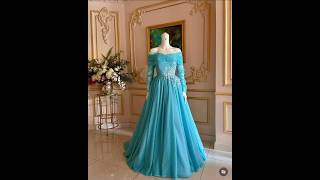 👗How to latest ladies mast style long GOWNS birthday party wear GOWN jama trendingviralvideos🙏 [upl. by Aernda776]