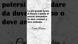 Carlo Rubbia scrisse  citazioni perte crescitapersonale [upl. by Fredel]