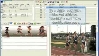 FinishLynx PhotoFinish Software Demo with IdentiLynx [upl. by Karina]