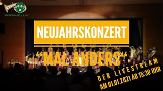 Neujahrskonzert 2021  Marktkapelle Au [upl. by Eittod]