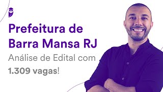 Prefeitura de Barra Mansa RJ Análise de Edital com 1309 vagas [upl. by Annauj]