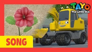 Tayo Song l Poco the excavators flower l Tayo the Little Bus [upl. by Joline432]