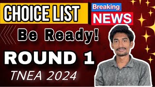 TNEA 2024 Round 1  200  175  Choice List  75 Reservation  Govt amp Private College List [upl. by Om245]