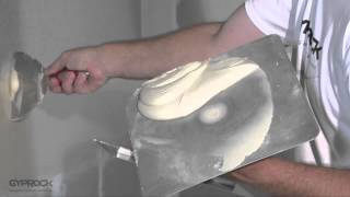 Installing Gyprock plasterboard  How to tape and set joints [upl. by Daveen]