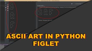 ASCII art in Python Figlet [upl. by Mossman]