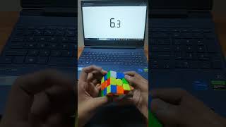 Rubiks Cube solve 3x3  Sub 20  1988s shorts rubickscube solve 3x3 sub20 [upl. by Norramic]