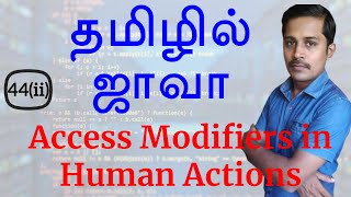 Java in Tamil  Access Specifiers In Human Actions Part II  Java Training in Chennai  Payilagam [upl. by Kathe]