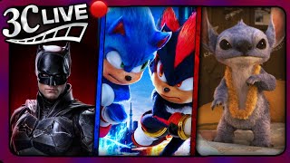 3C Live  James Gunn On The Batman Sonic 3 Updates Disney Announcements [upl. by Lemej517]