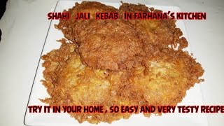 How to make Jali Kabab  Eid Special জালি কাবাব recipe by farhanas kitchen [upl. by Ecinev548]