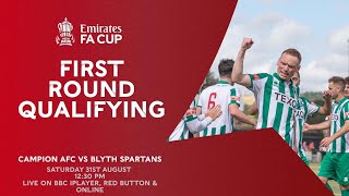 Campion AFC 11 Blyth Spartans FA Cup 31724 [upl. by Akenihs]