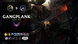 Gangplank Mid vs Hwei  NA Master Patch 1324 [upl. by Adniralc]