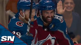 Nazem Kadri Pots Power Play Rebound Pads Lead for Avalanche [upl. by Salsbury]