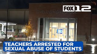 2 teachers arrested for allegedly sexually abusing students at St Helens High School [upl. by Elata]