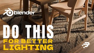 Easy Blender Lighting HACK Blender Tutorial [upl. by Nyladnar920]