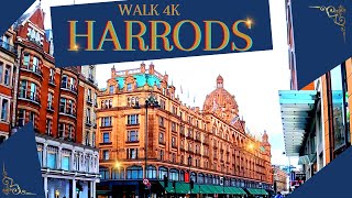 Walk 4k  The Luxurious Harrods London UK [upl. by Maeve]