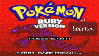 Pokémon RSE  Title screen Locrian [upl. by Holbrook]