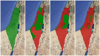 كيف تحولت فلسطين على الخرائط لإسرائيل في ظرف 7 عقود فقط؟ [upl. by Naimed]