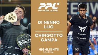 VALE LA PENA CADA SEGUNDO  DI NENNO amp LIJO VS CHINGOTTO amp CAMPA  Pro Padel League  San Diego [upl. by Gosney469]