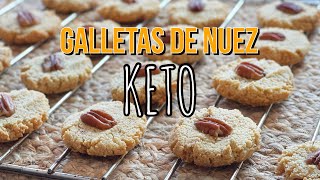 GALLETAS DE NUEZ KETO  LAS MEJORES GALLETAS KETO [upl. by Jauch]