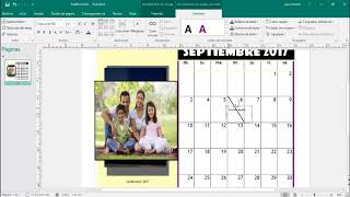 COMO HACER UN CALENDARIO CON PUBLISHER [upl. by Blas]