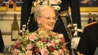 Queen Margrethe II 75th birthday dinner Christiansborg Palace  2 2015 [upl. by Priebe531]