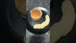 Banana Pancakes banana pancakes snacks snacksrecipe easybreakfast breakfast [upl. by Thorncombe]