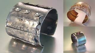 SILVER CUFFS jewelrydesigner handmade sterlingsilver CUFFS [upl. by Arondel186]