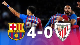 Barcelona vs Athletic Club 40 La Liga 2022  MATCH REVIEW [upl. by Anifares659]