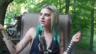 Juliet Simms interview contestant on quotThe Voicequot [upl. by Ahsac]