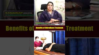 Benefits of Shirodhara explained by Dr Rashetha [upl. by Einnoj]