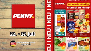 PENNY Prospekt Gültig von 22072024  Supermarkt Prospekte amp Angebote DE [upl. by Tehcac221]