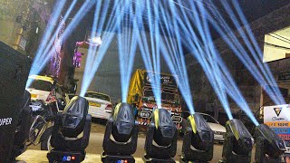 NEW SHARPY  SPRO 12R SUPER  LIGHT TESTING SAHU DJ EVENTS BHOPAL  EXTREME LIGHT  SAHU DJ BHOPAL [upl. by Ellerad]