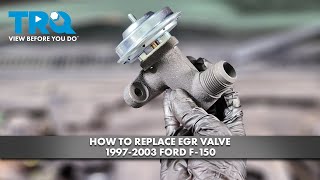 How to Replace EGR Valve 19972003 Ford F150 [upl. by Innattirb817]